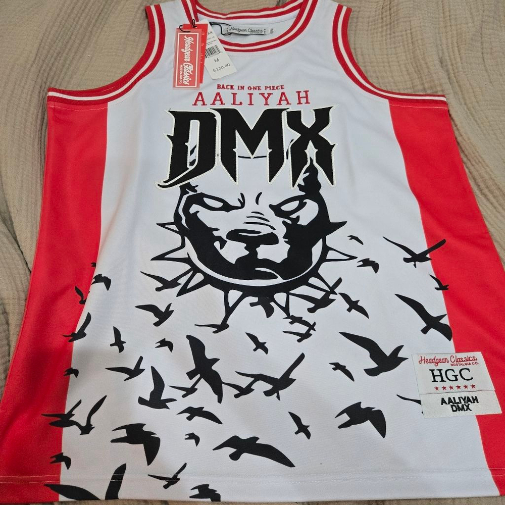 DMX Aaliyah Headgear Classics Jersey Medium NWT